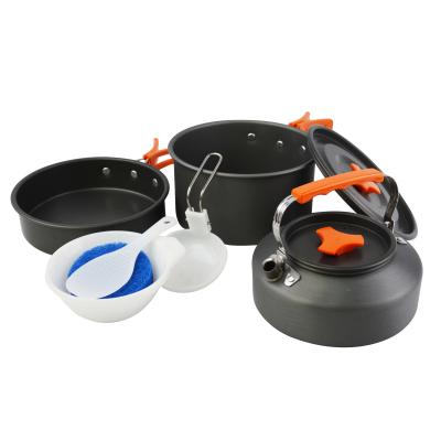 China Aluminum Foil Outdoor Camping Hiking Cookware Backpacking Mess Kit for sale