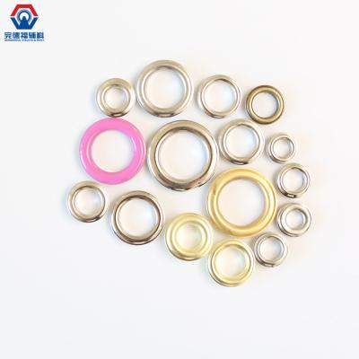 China Free Sample Grommet Nickel Free Garment Grommet Stainless Steel High Quality Metal Supplies Grommets Grommets For Banner / Bag for sale