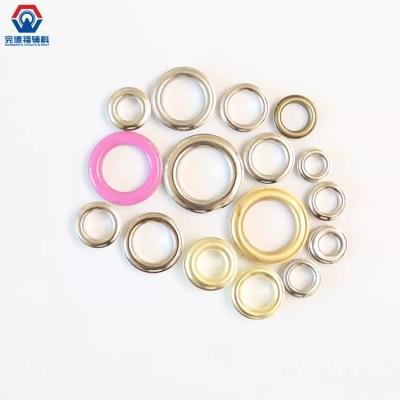 China Free Sample High Quality Customized Eyelets Nickel Free Round Brass Grommet For Clothing for sale