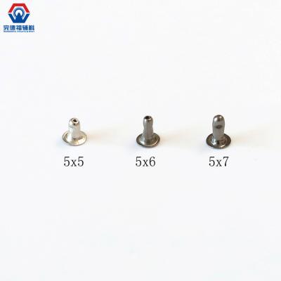 China Wholesale Price Brass Semi Tubular Steel Rivets Manufacturer Eco-friendly Hollow Metal Rivets Remaches Custom for sale