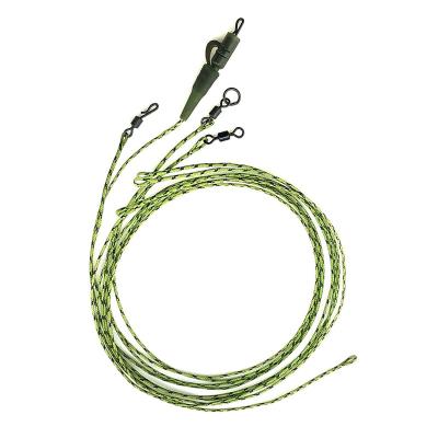 China Carp Fishing Hooklink Leader Lead Core With Sink Line Quick Change Swivel Very Extra-Fit Safety Clips for sale