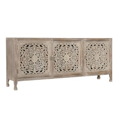 China Adjustable (Height) Made Of Durable American Rural Solid Wood High Quality Materials Stable TV Cabinet for sale