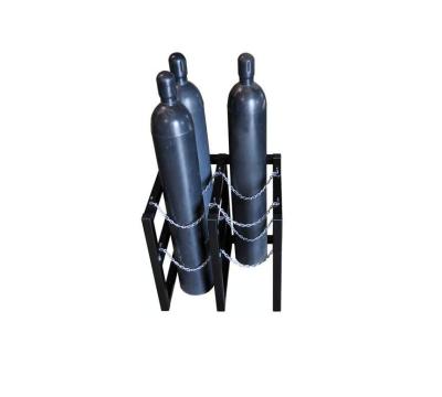 China Metal Fab Gas Cylinder Rack 2 de par en par por el estante profundo del almacenamiento de la botella del nitrógeno 2 4 en venta