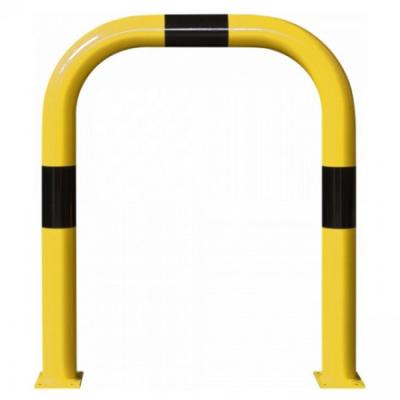 China 1200x1000mm Collision Protection Guard Hardware Fabrication Yellow Balck for sale