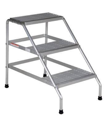 China OEM 3 Tread Aluminium Step Ladder Aluminum 3 Step Stool Metal Fab Products for sale