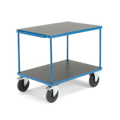 China 350KGS Trolley Table With Wheels Metal Utility Cart Metal Fab Products for sale