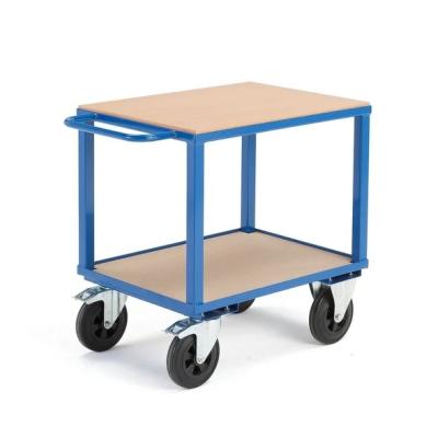 China 600Kg Workshop Trolley Brakes Metal Utility Cart Metal Fab Products for sale