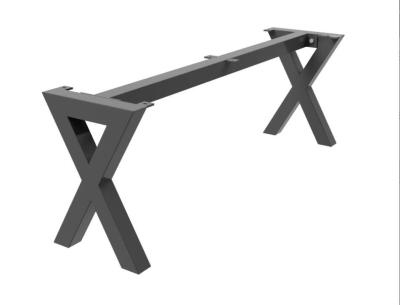 China X SHAPED STEEL BENCH LEGS WITH TOP SUPPORT BAR for sale