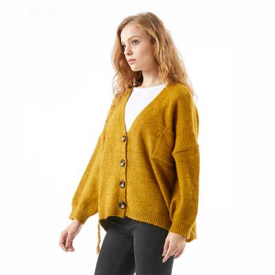 China Fashion Breathable Winter V-neck Casual Custom Cardigan for sale