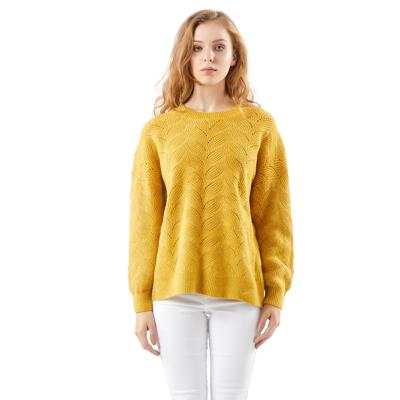 China 2020 new fashion quality anti-pilling loose knit pullover women casual clothing sweater for sale