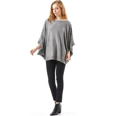 China Anti-wrinkle autumn batwing sleeve casual quantity winter pullover oversized sweater for women for sale