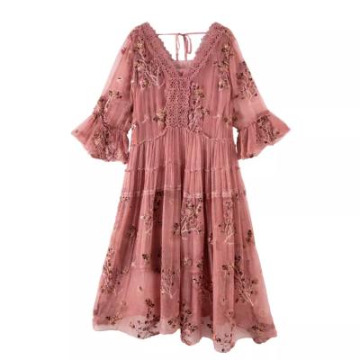 China Anti-static silk robe with slip robe for sale