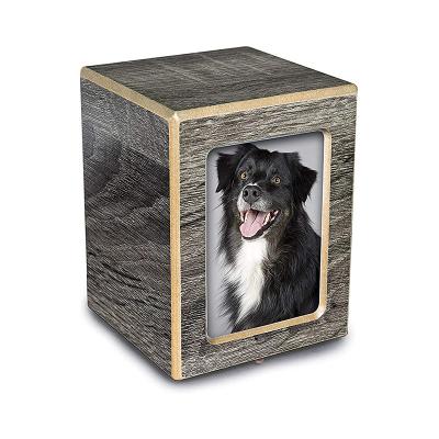 China Viable Accept Custom Wooden Pet Casket Multi-size Dog Urn Pet Casket and Cremation Urn Funeral Urn Available for sale