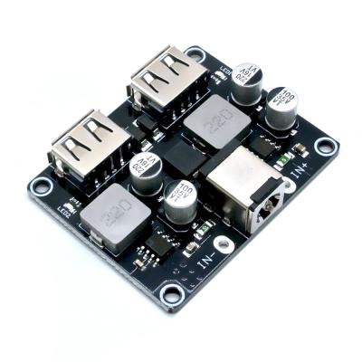 China Módulo 6-32V 9V 12V 24V de DC-DC Buck Converter Charging Step Down a jejuar placa rápida USB duplo QC3.0 QC2.0 do carregador à venda