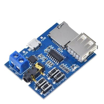 China TF Card U Disk MP3 Format Decoder Board Module Amplifier Decoding Audio Player Module for sale