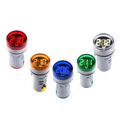 China 22mm Mini Digital Voltmeter gelijkstroom 6-100V het Meetapparaatindicator Proeflamp light display van de Voltagemeter Te koop