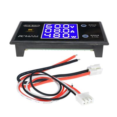 China LCD Digital Wattmeter Voltmeter Ammeter DC 0-100V 10A 1000W for sale