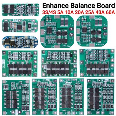 China 3S 4S 25A 40A 60A BMS Battery Protection Board Li Ion Battery Charging Board for sale