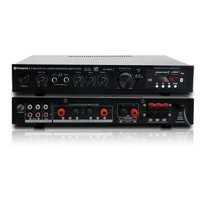 China LDZS 5.1 kanaal professionele audioversterker Ktv Home Theatre System 2 Mics Input Speaker Mixer Te koop