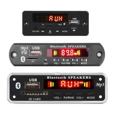 China MP3 Player USB Module BT 5.0 MP3 Decoder Board FM AUX Radio Recording Power Amplifier for sale