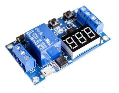 China Verzegeld 12V digitaal LED-display Timer On/Off Relay Switch Board voor PCB-productie Te koop