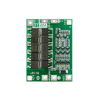 China CA-3S-60A Li-Ion Lithium Battery Charger Lipo Cell Module PCB BMS Protection Board For Drill Motor 12.6V With Balance for sale