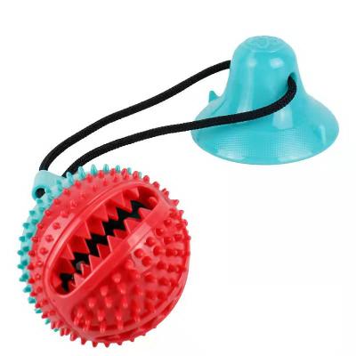 China Chinese Factory Price Viable Chewing Elastic Rope Toy Outdoor Strong Dog Sucker Cord Ball Pet For Sale Eco Friendly Dog Toys for sale