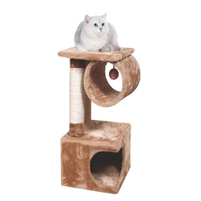 China New Hot Selling High Quality Viable Style Unique Cute Pet Toy Cat Tree Toy Wholesale Price Design for sale