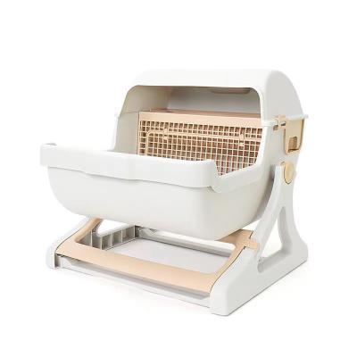 China New Style Viable High Quality Hot Selling Unique Design Cat Litter Box Neat Cat Garbage for sale