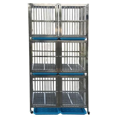 China Wholesale Price New Design Breathable Unique Metal Kennel Stainless Steel Quality Guaranteed Dog Cage for sale