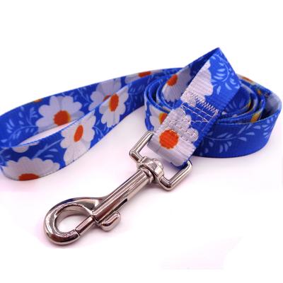 China Viable factory wholesale price sales custom pet leash with pet printing pet leash with patterns for sale