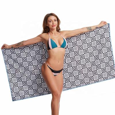 China OEM Logo Print Large Printed Fancy Custom Cotton Hand Travel QUICK DRY 100% Cheap Wholesale Beach Towels for sale