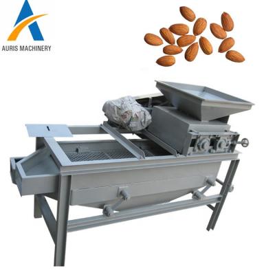 China Almond apricot hazelnut shelling machine good quality almond shell crusher cookie allmond strip removing machine for sale