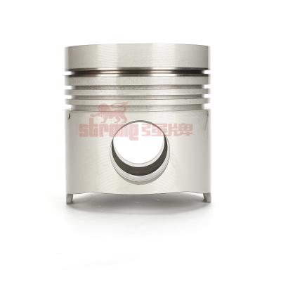 China Construction of machinery engine piston strong car truck F17D-R 8 cylinder 137mm diesel engine piston 13221-1221 OEM tinned Alfin for sale