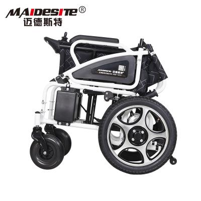 China Electric Power Low Back Folding Lightweight Detachable Wheelchair 1005mm*670mm*960mm for sale