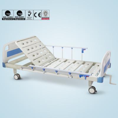 China Back Up To The Simple 80 Low Price Crank Manual Patient Care Medical Bed For Sale for sale