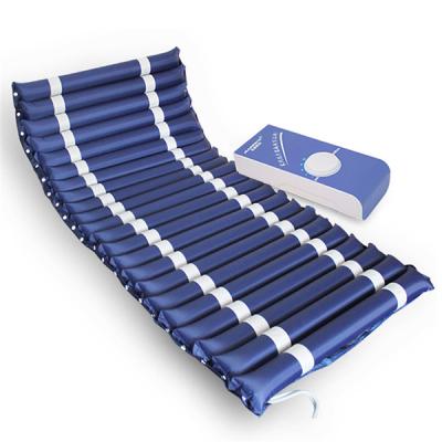 China C01 Blue Strip Ripple Medical Air Mattress Eco - Friendly PVC Air Mattress for sale