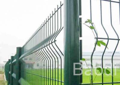 China W Shaped Welded Wire Fencing Panels , City Transit Metal Wire Fencing  for sale