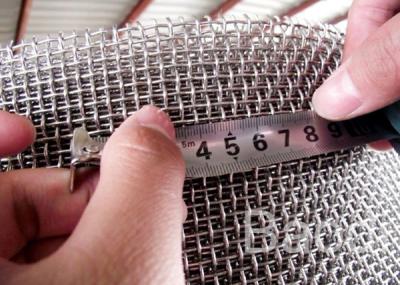 China Decorative Aluminum Crimped Woven Wire Screen For Building / Construction for sale