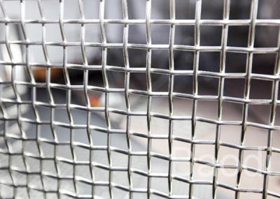 China Galvanized Woven Square Crimped Wire Mesh / BBQ Wire Mesh For Roasting Food for sale