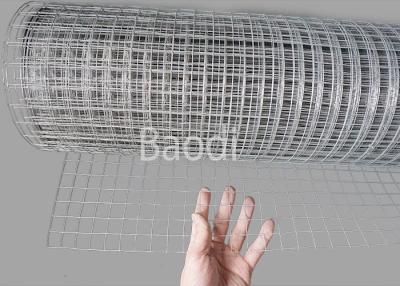 China Zinc Coated Welded Wire Screen , Square Welded Metal Mesh 0.5m - 1.8m for sale