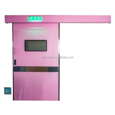 China Automatic Metal Room Airtight Sliding Door Hospital Interior Sound Insulation Operator Sliding Door for sale