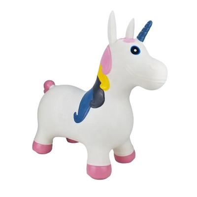 China Toy Kids Inflatable Animal Hopper Unicorn Bouncy Toys for sale