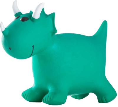 China Toy Kids Inflatable Space Animal Hopper Bouncy Triceratops For Jumping Game for sale