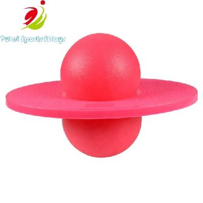 China Kids Outdoor Sport Game Toys High Bounce Balance Jump Board Inflatable Ball Exercise Gym With Fun 39*29CM for sale