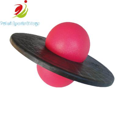 China Custom Play And Fitness Color PVC Fitness Exercise Jump Board Balance Pogo Ball For Kids for sale