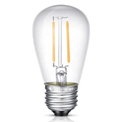 China Modern ST64 LED Filament Bulb Lamp Amber Glass IC Driver For Ceiling Lights Offices Pendant Light for sale