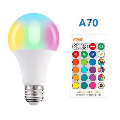 China Luminous Efficiency Smart Led Dimming Low Price Home Light Bulb RGB 9w 12w 15w E27 Remote Control Led Bulb for sale