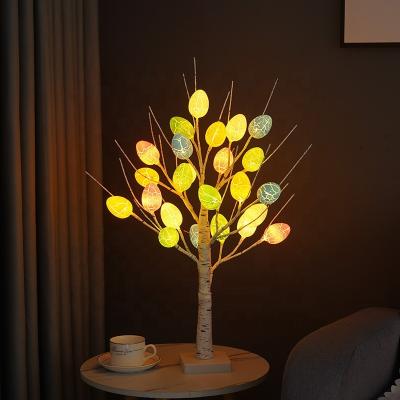 China Indoor Decorative Simulated Birch Tree Lamp Christmas Decoration Easter Party Home Decoration for sale