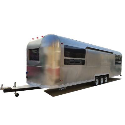 China Vegetable Processing Plant Coffee Trailer Food Vending Carts Airstream Food Trailer Truck for sale